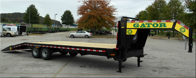 Gooseneck flat bed trailer for sale14k  Macon County,  North Carolina